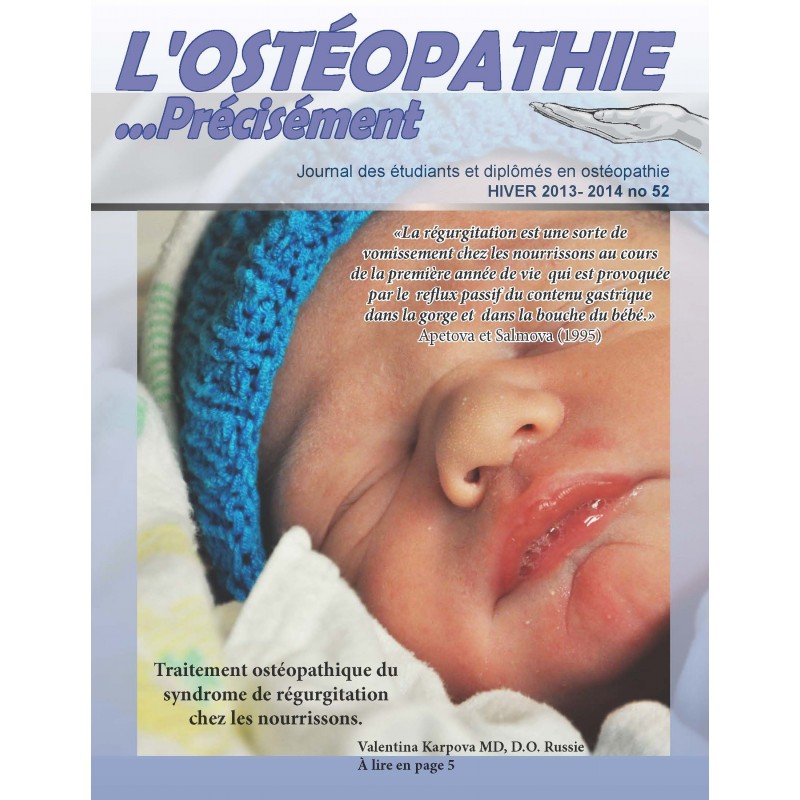Journal Ostéopathie Précisément No52
