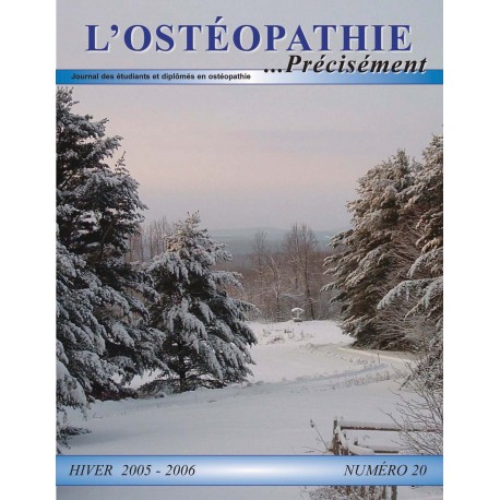 Journal Ostéopathie Précisément No20