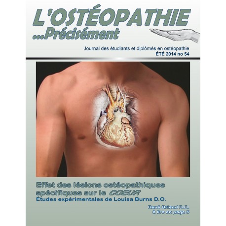 Journal Ostéopathie Précisément No54